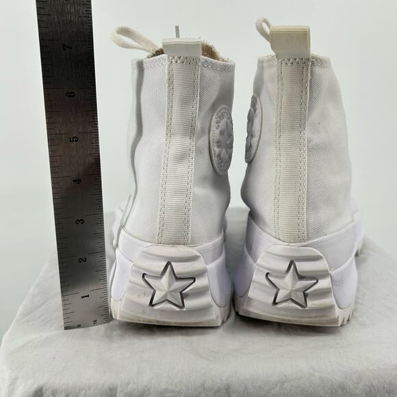 Unisex White Converse Chuck Taylor Run Star Hike High Tops Sneakers M-8M, W-9.5M - Picture 7 of 8